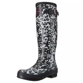 Joules Welly Print Women's Rubber Rain Boots Waterproof