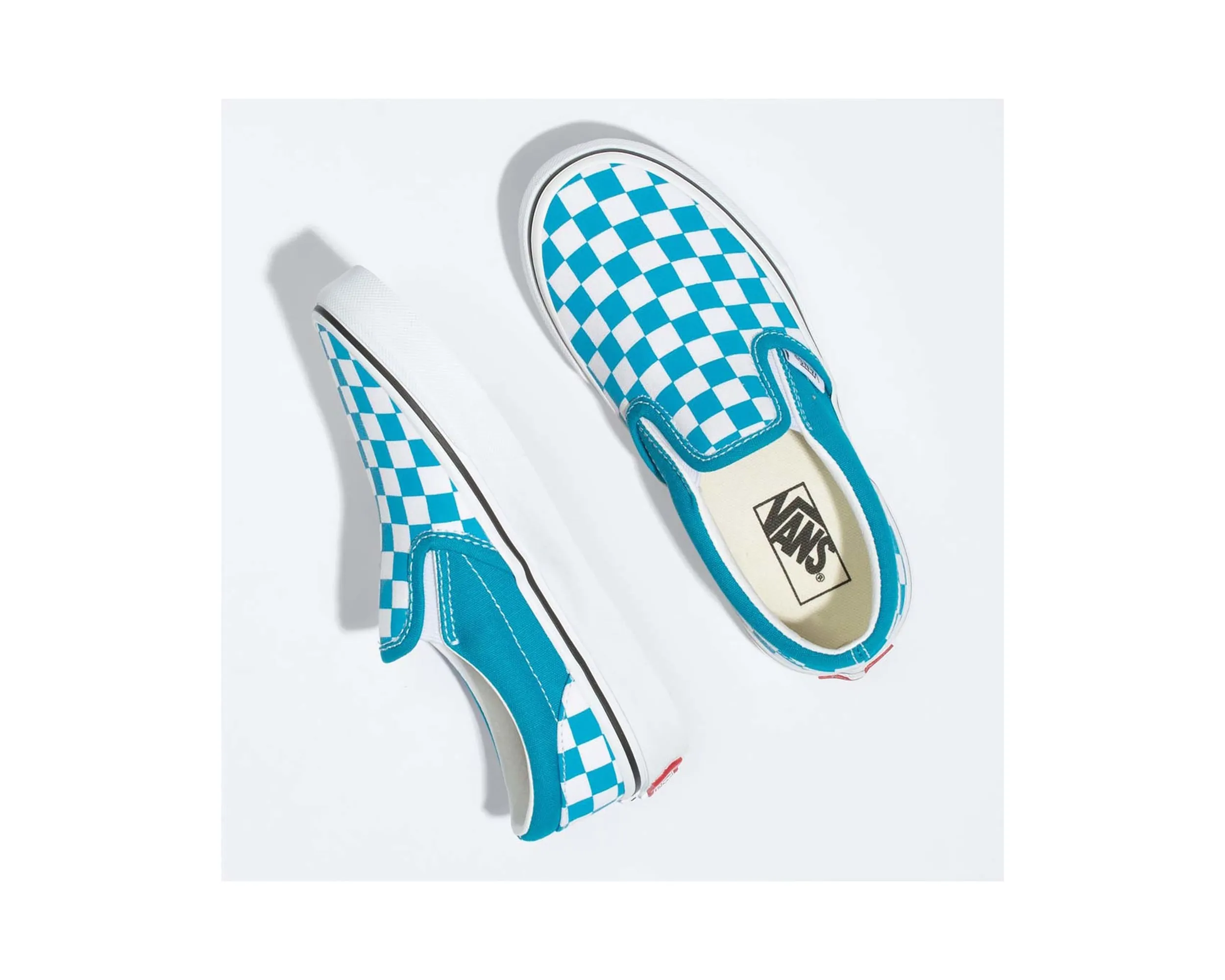 Kid`s Classic Slip-On (Checkerboard))