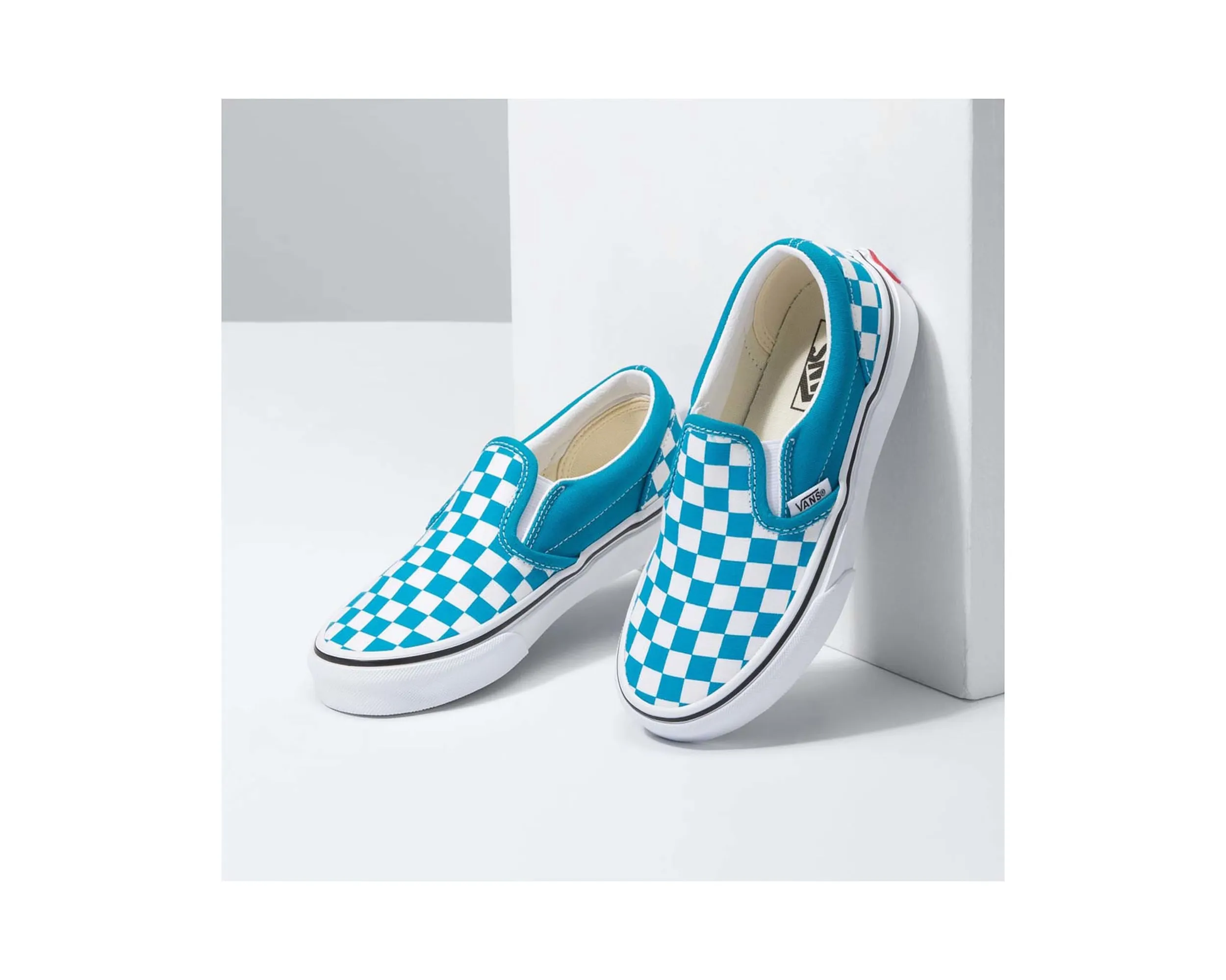 Kid`s Classic Slip-On (Checkerboard))