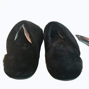 Lamo Scuff Mens Black Suede Slippers Size 8.5/9 Shoes