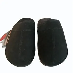 Lamo Scuff Mens Black Suede Slippers Size 8.5/9 Shoes
