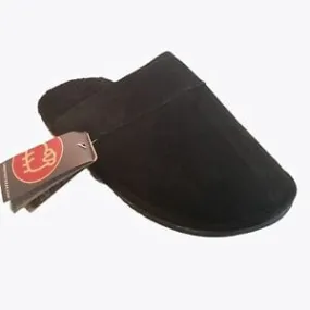 Lamo Scuff Mens Black Suede Slippers Size 8.5/9 Shoes