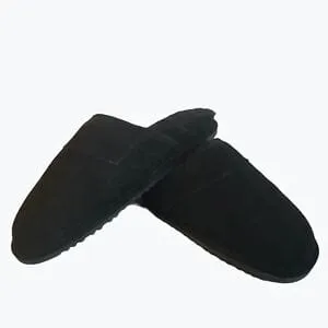 Lamo Scuff Mens Black Suede Slippers Size 8.5/9 Shoes