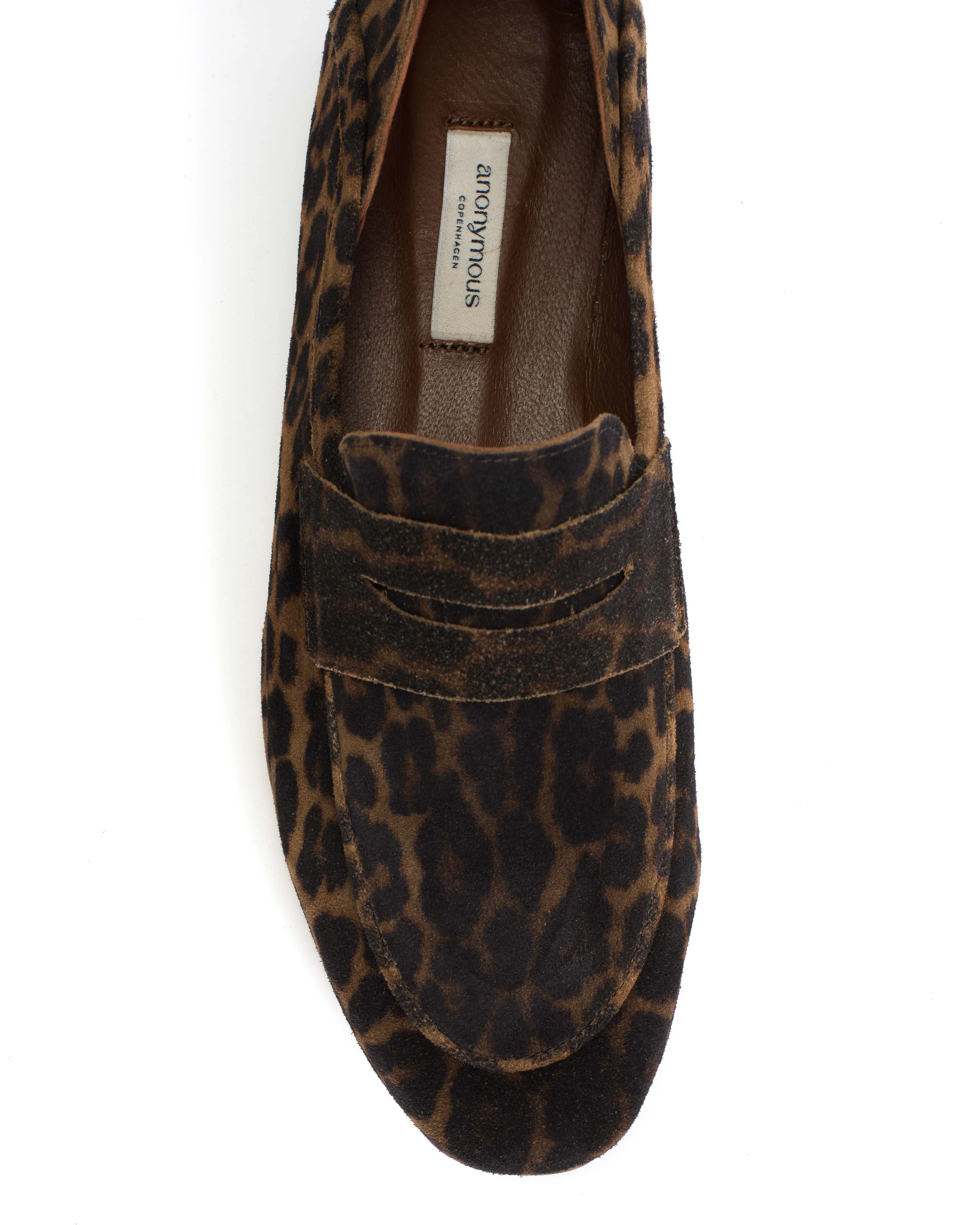 Lindsay Calf suede print Leopard