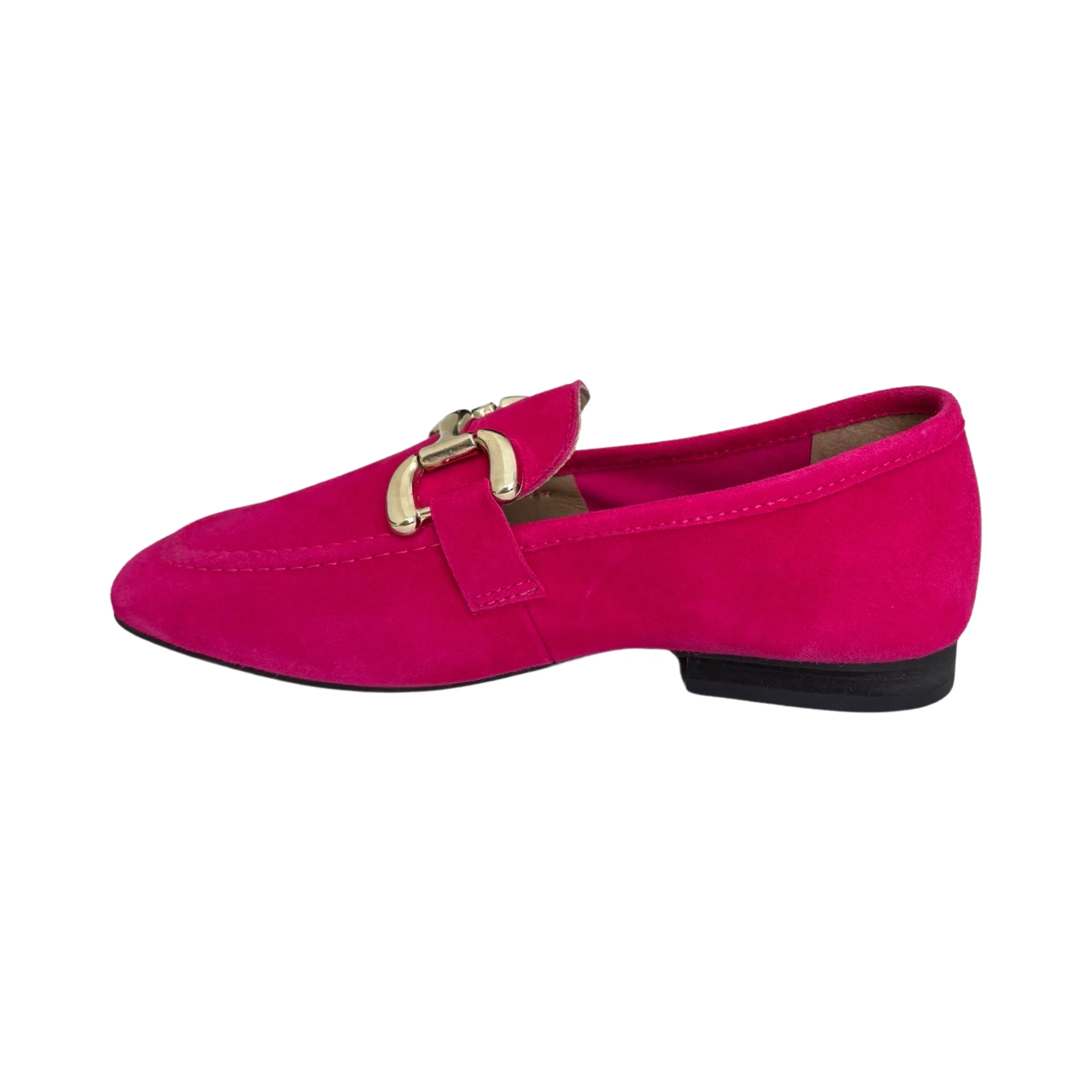 Macie Fuchsia Suede Loafer