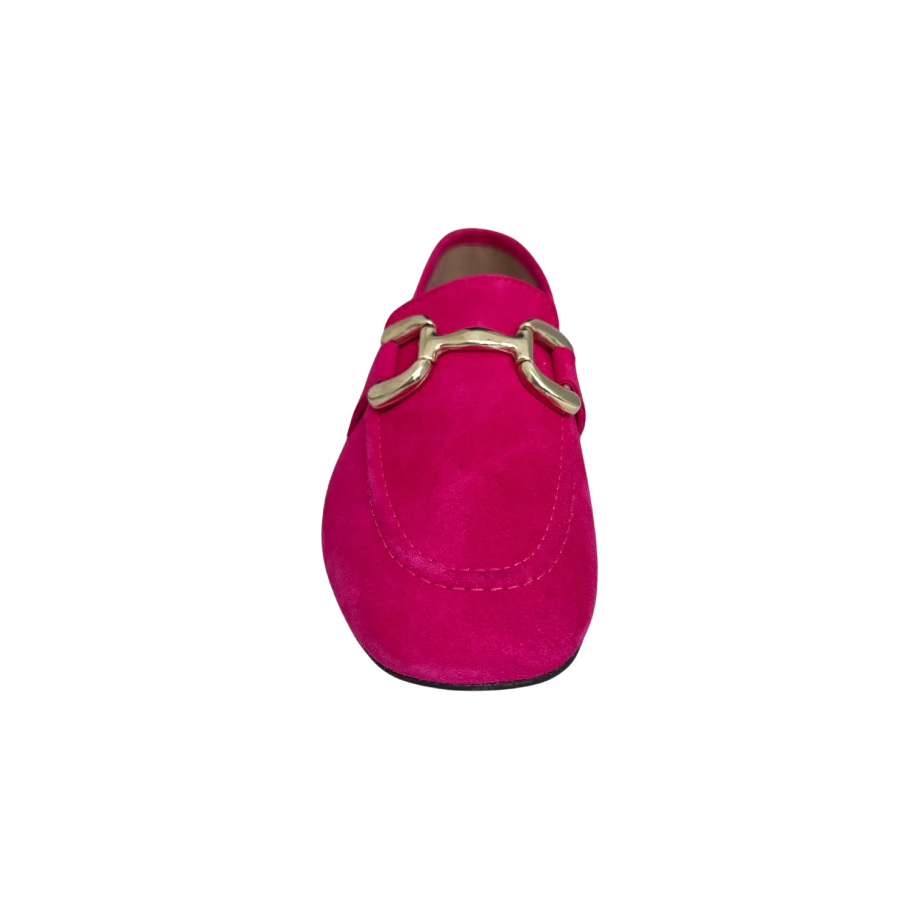 Macie Fuchsia Suede Loafer