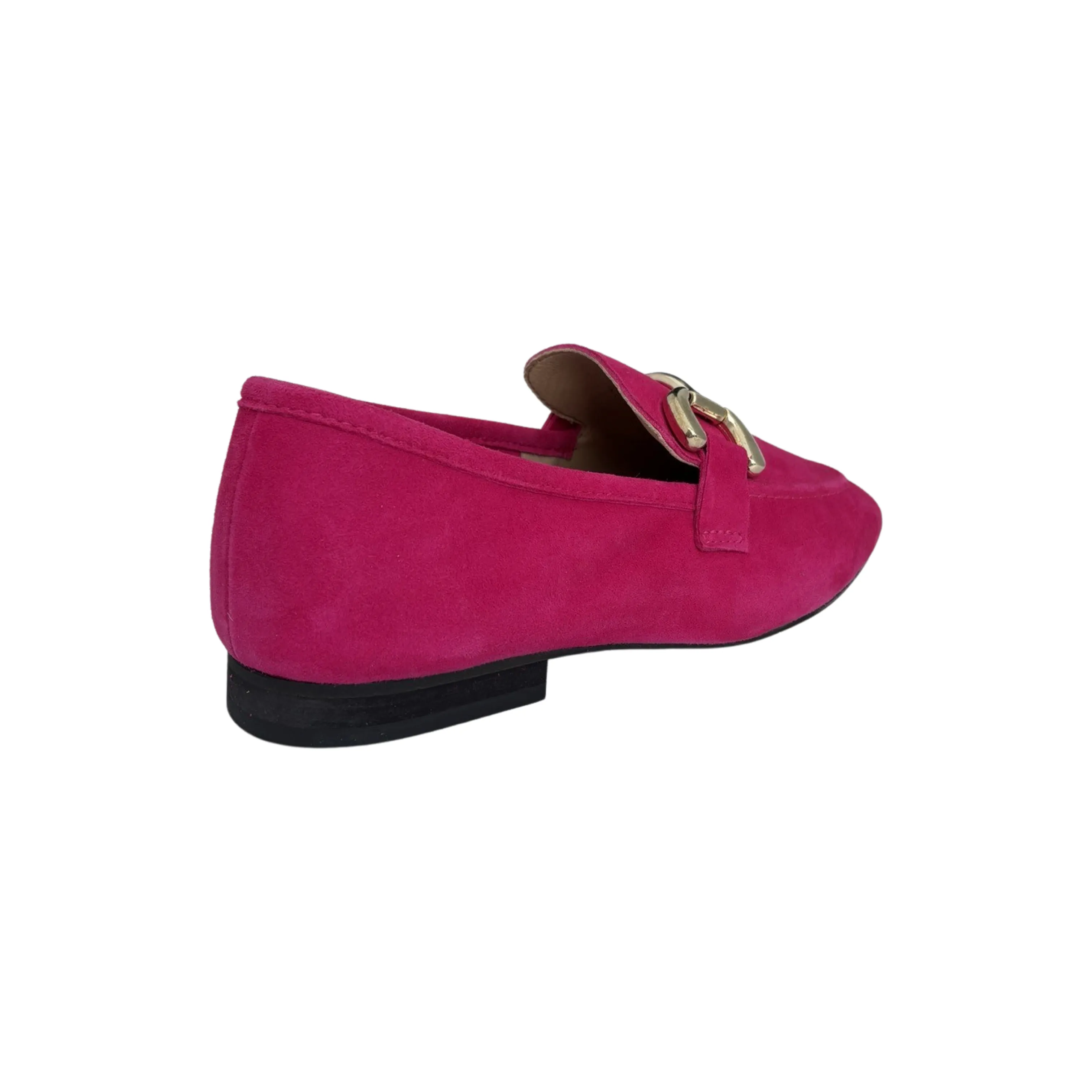 Macie Fuchsia Suede Loafer