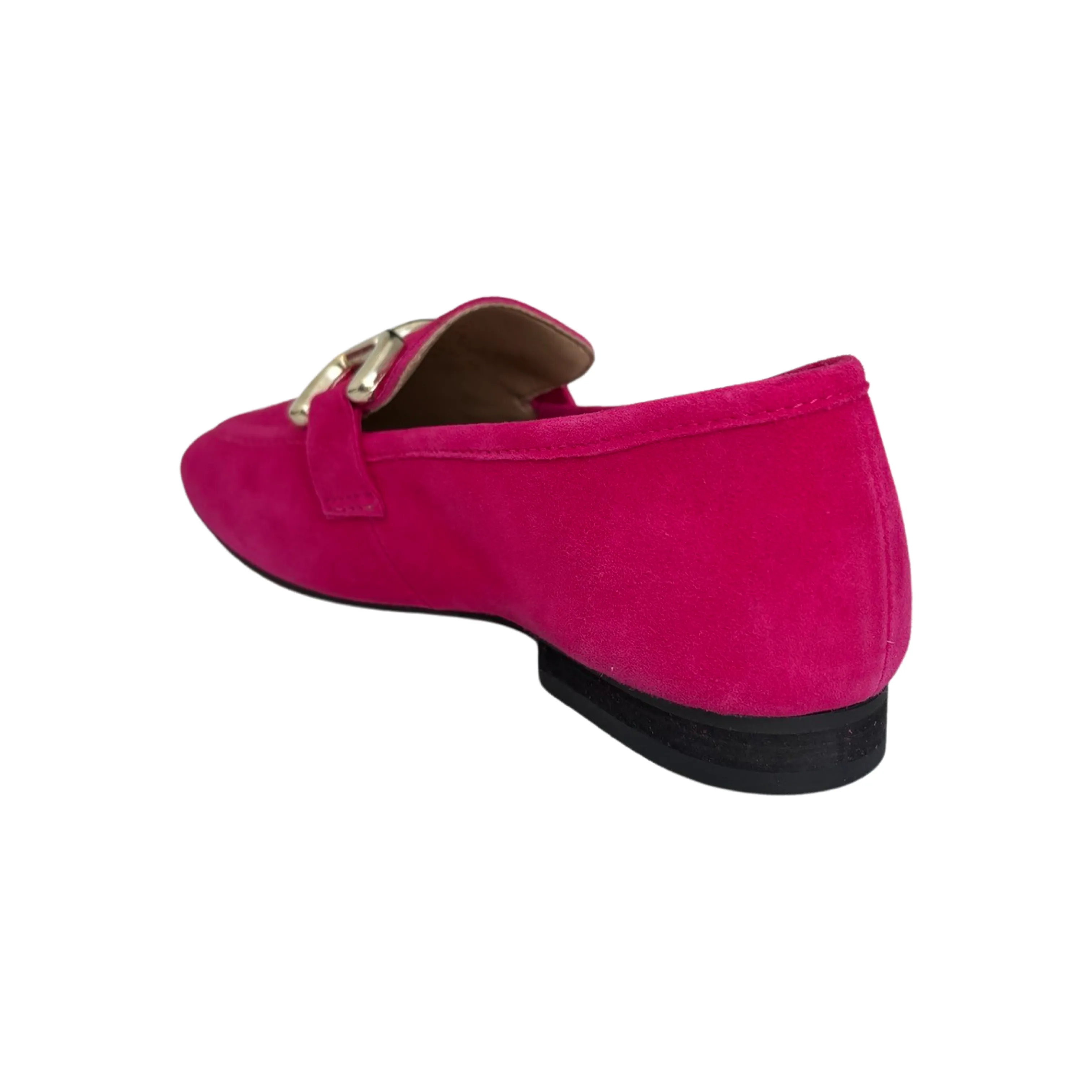 Macie Fuchsia Suede Loafer