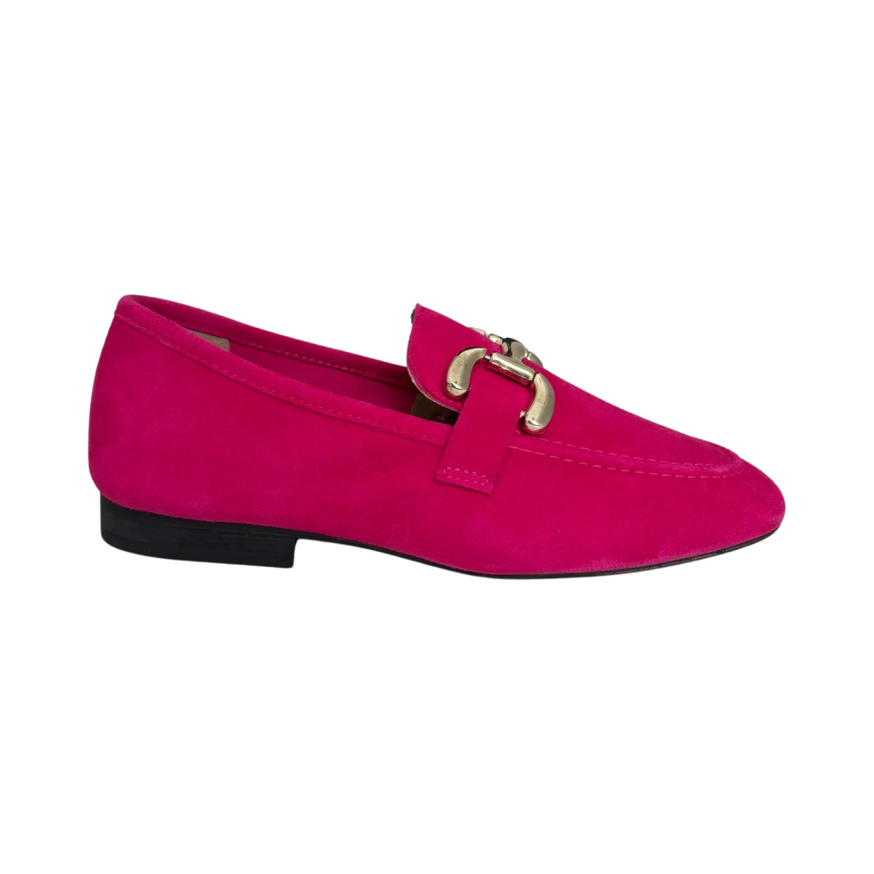 Macie Fuchsia Suede Loafer