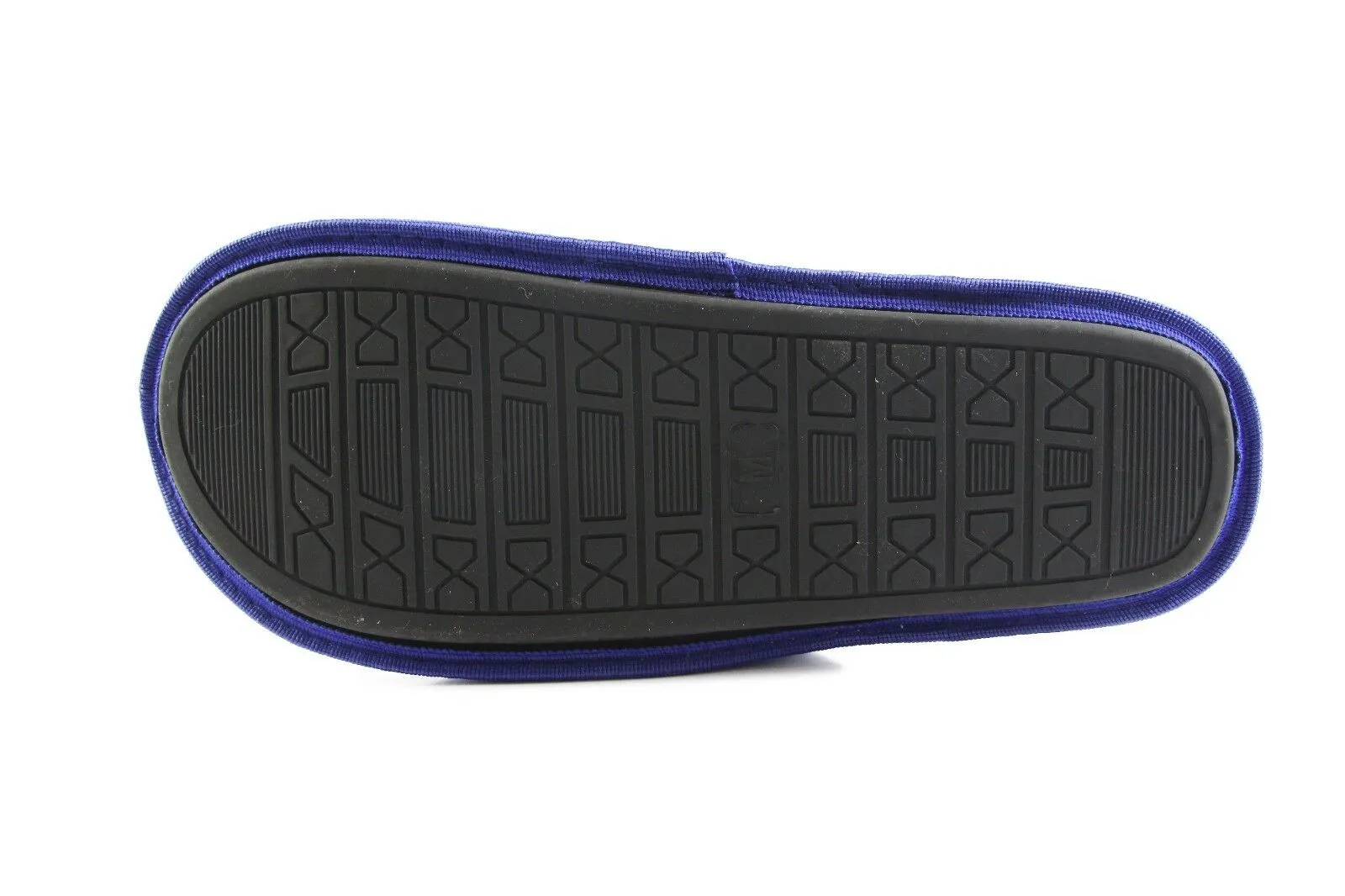 Mens Grosby Ford Scuff Slip On Slippers Blue