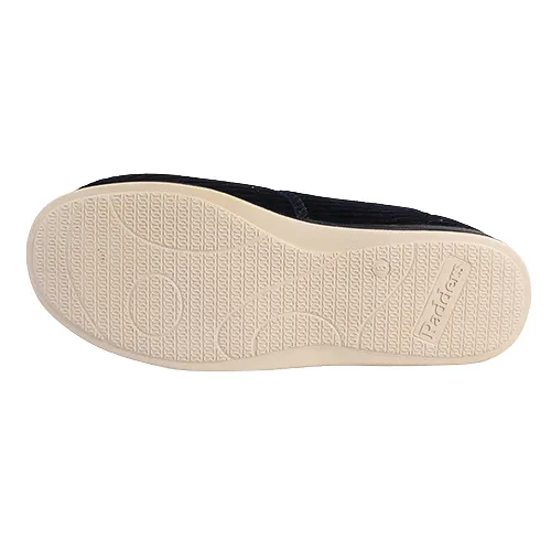 Padders Men's Slip On Slippers - Albert - Navy