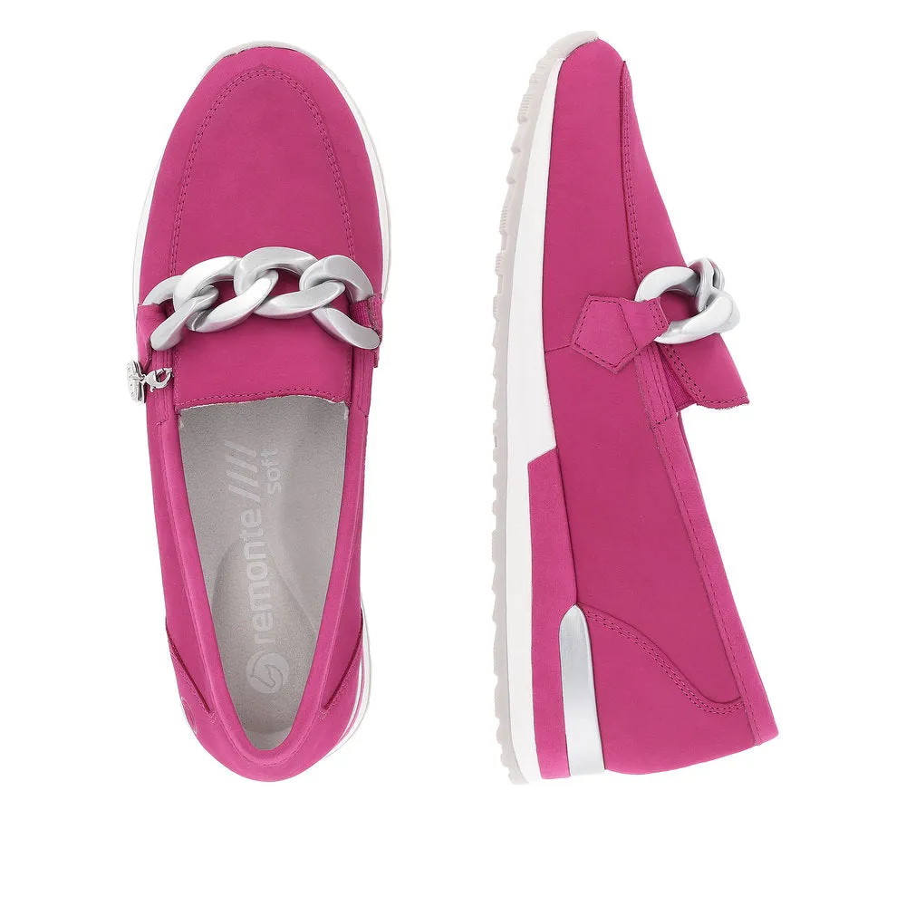 Remonte Ladies Sporty Chain Trim Loafer