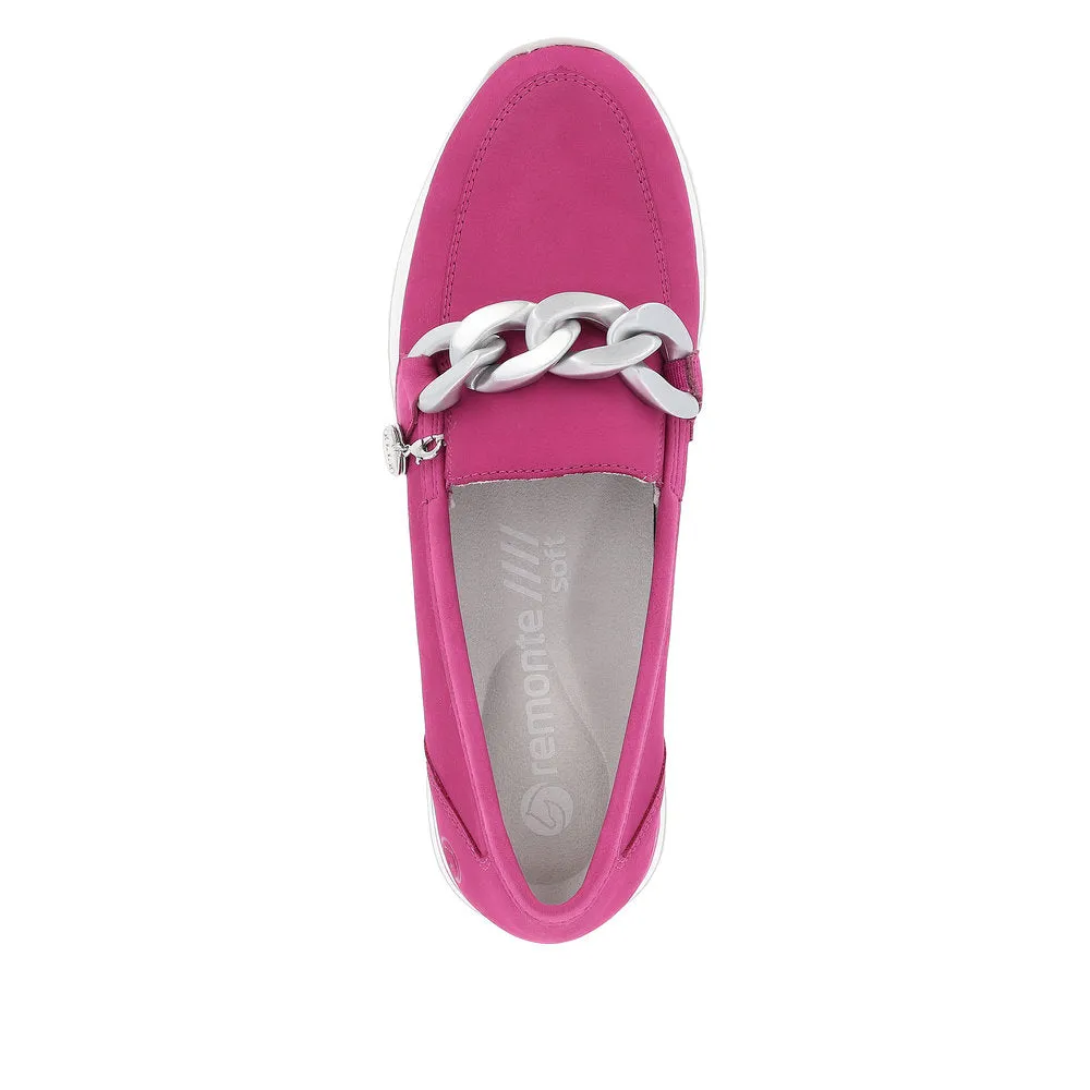 Remonte Ladies Sporty Chain Trim Loafer