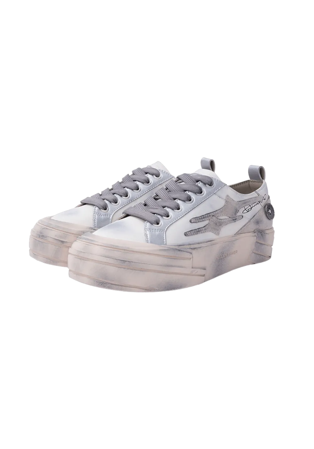 Slate Gray Canvas Shoes