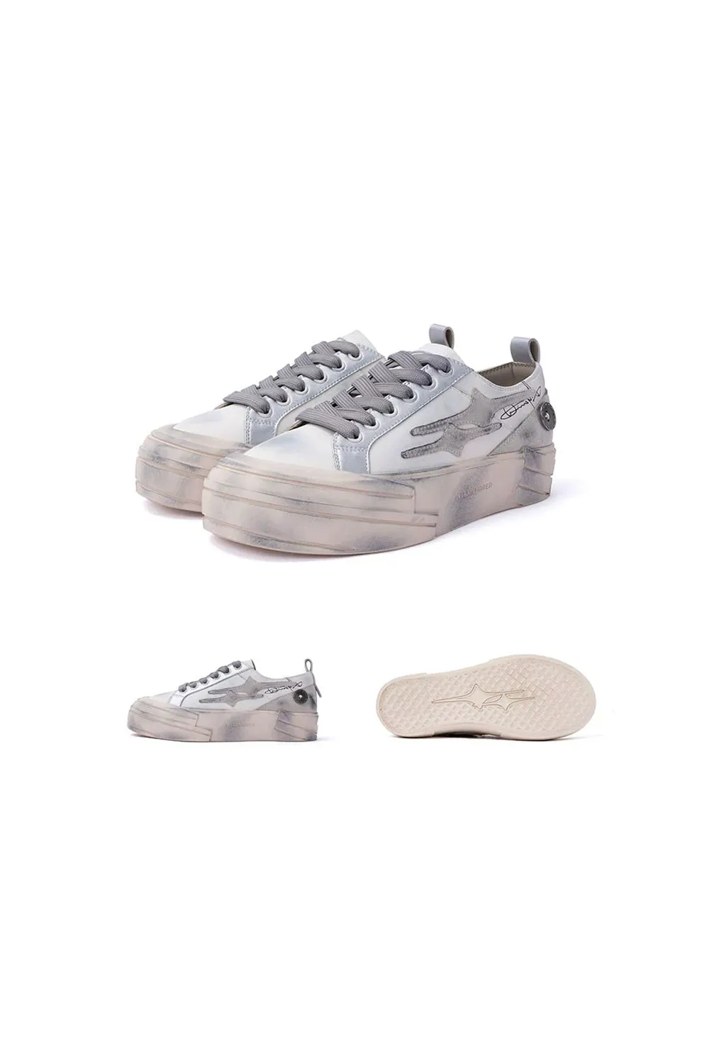 Slate Gray Canvas Shoes