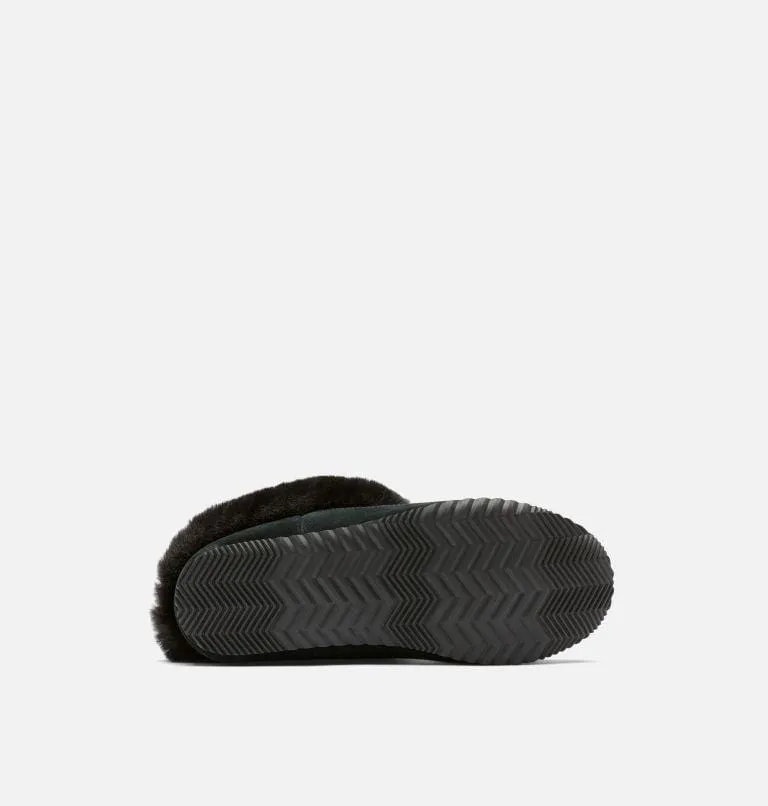 Sorel Women's Coffee Run Slippers- Black/ Sea Salt