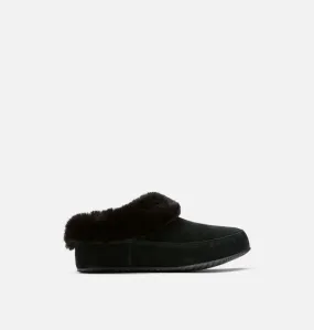 Sorel Women's Coffee Run Slippers- Black/ Sea Salt