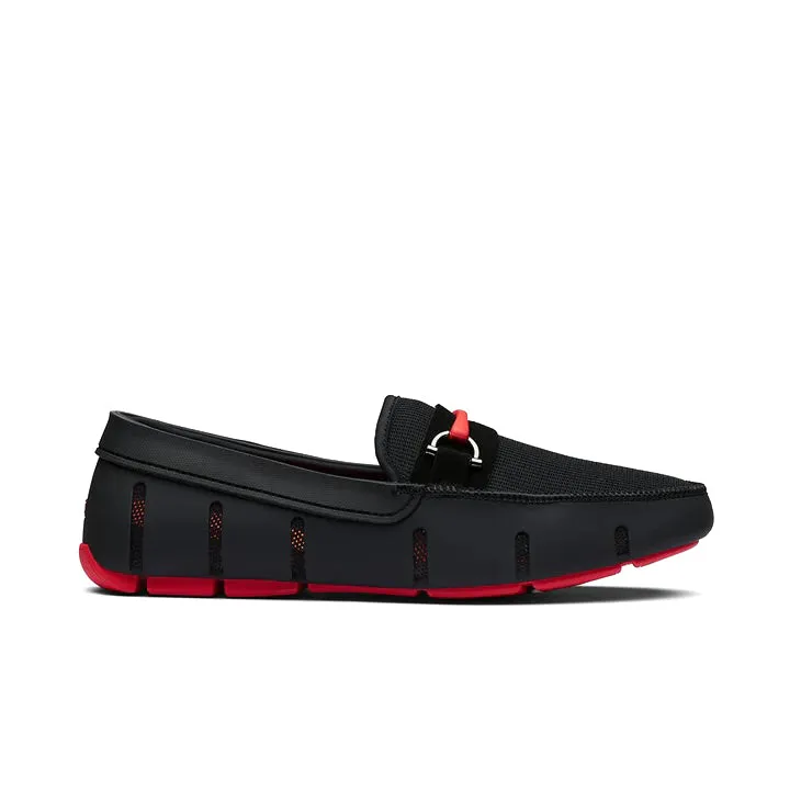 Sporty Bit Loafer - Black/Red