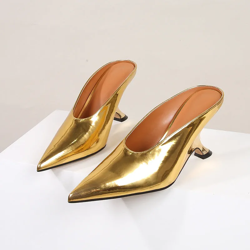 Starlight Leather Mules