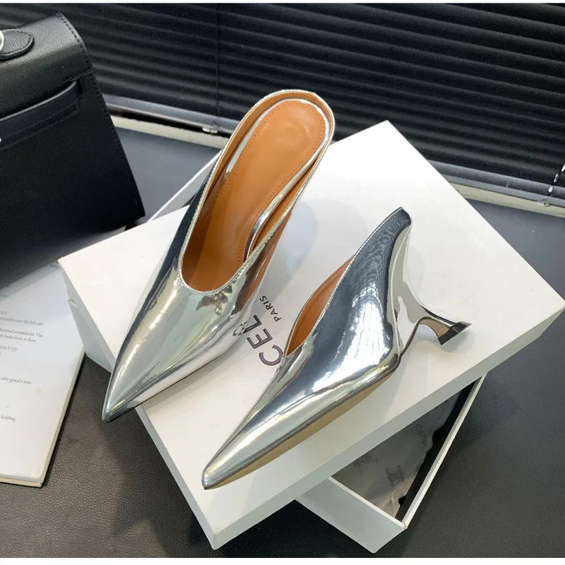 Starlight Leather Mules