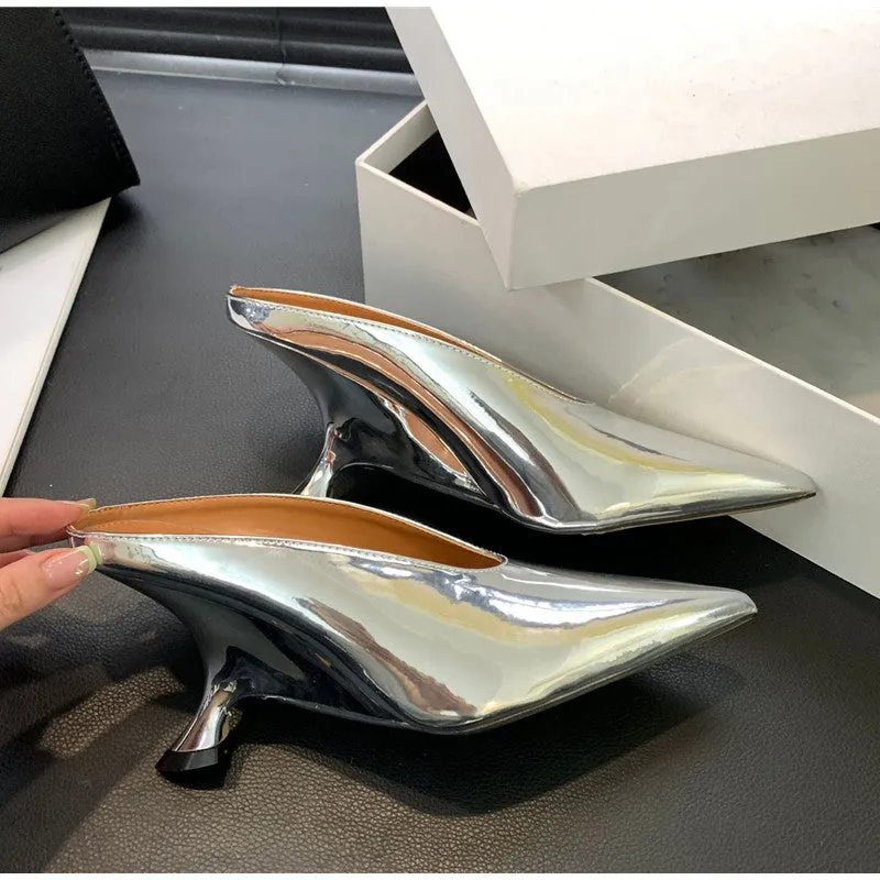 Starlight Leather Mules