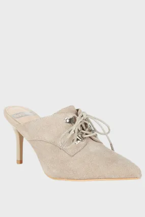 Suede Stiletto Mules