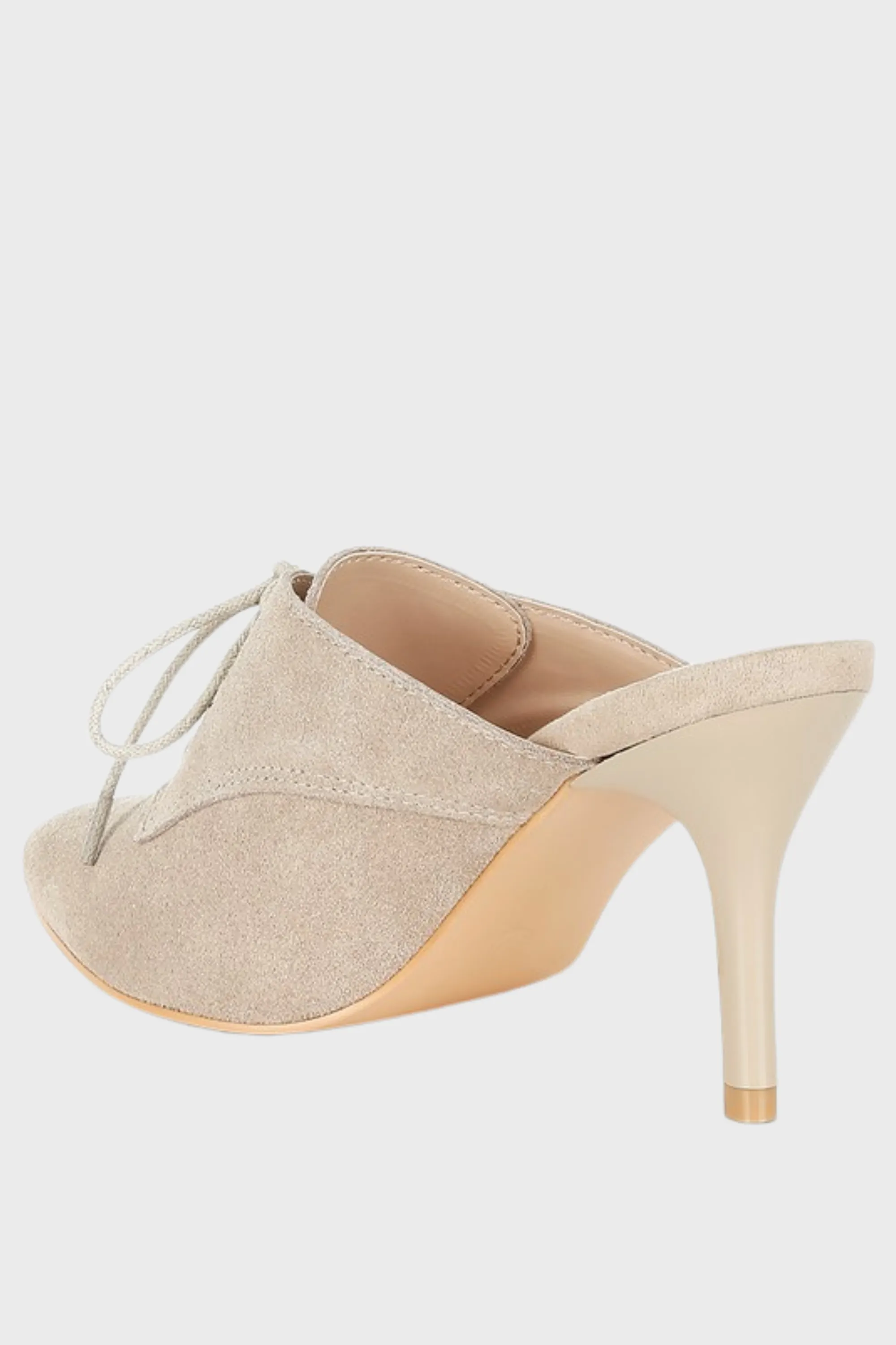 Suede Stiletto Mules