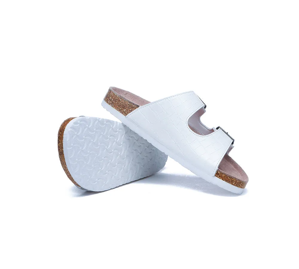 Summer Beach Sandals Unisex Embossed Slip-On Slides Oliver