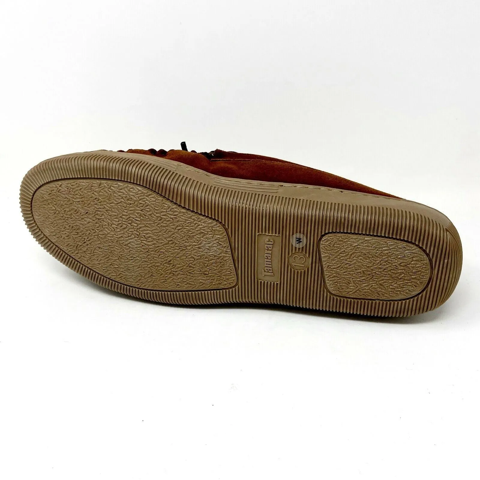 Tamarac Mens Camper Allspice Cowhide Moccasin Slip On Slippers
