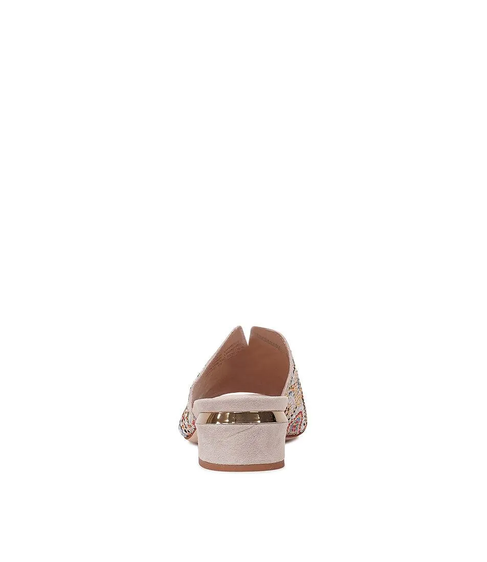 Tammy Nude Suede Heels