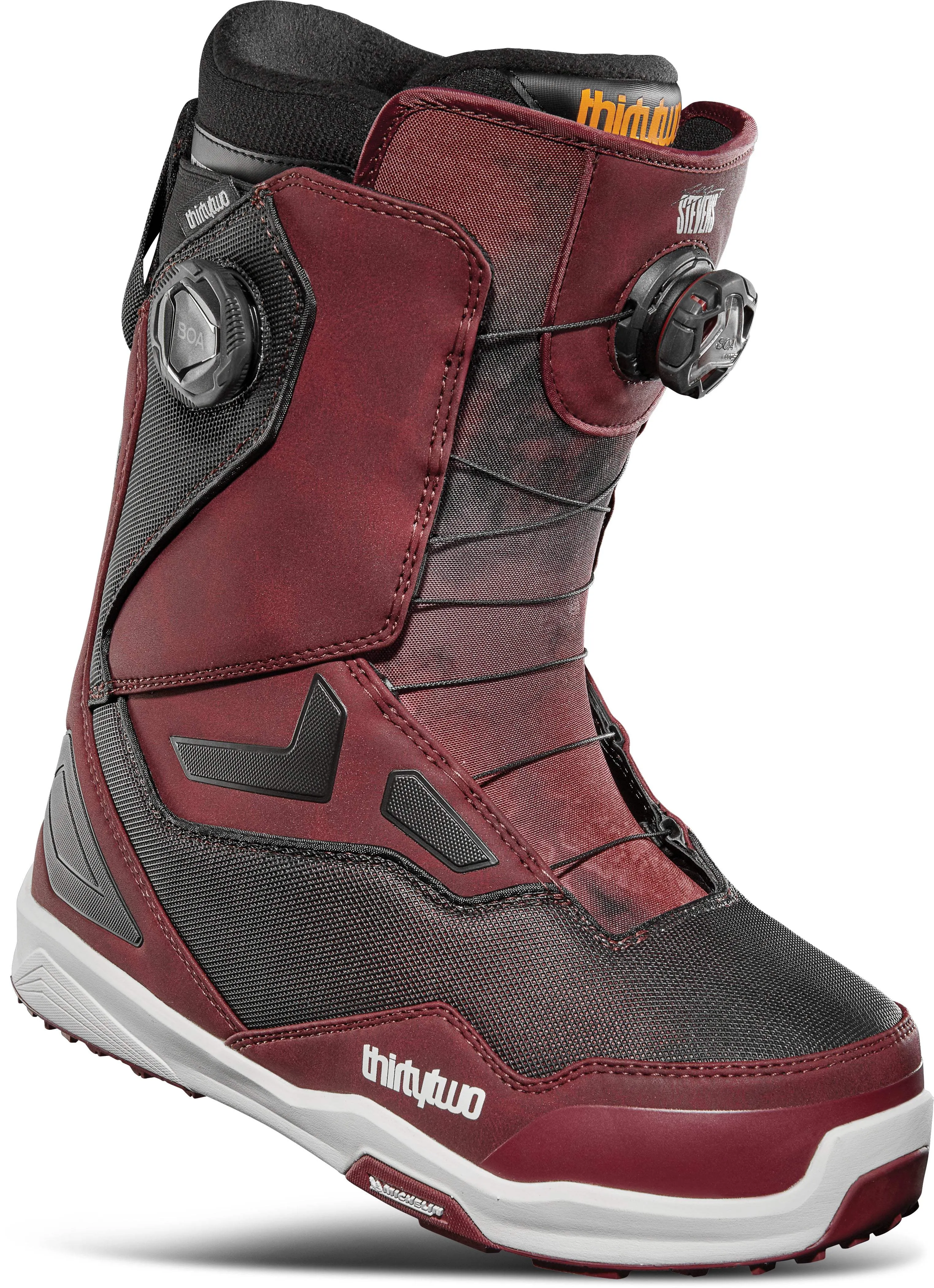 Thirty-Two TM-2 Double Boa Snowboard Boots - Steven's Edition 2025 | Ultimate Comfort and Durability: Ultra Soft Energy Foam Cushioning with Protective Overmold