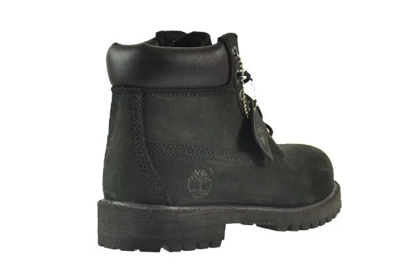 Timberland 6 Inch Premium Little Kids Boots Black