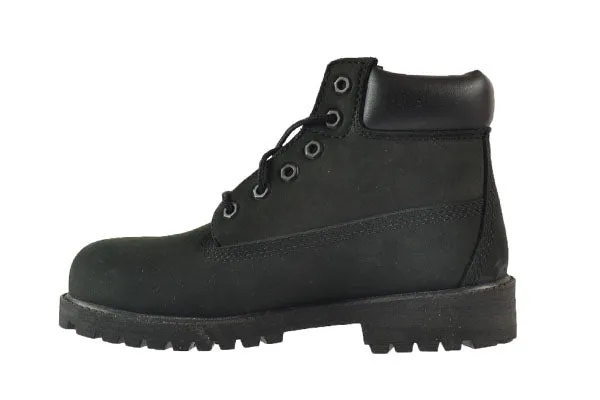 Timberland 6 Inch Premium Little Kids Boots Black