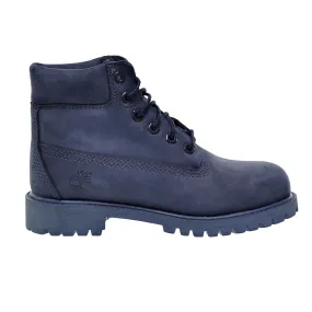 Timberland  6 Inch Premium Little Kids Boots Dark Blue Textured