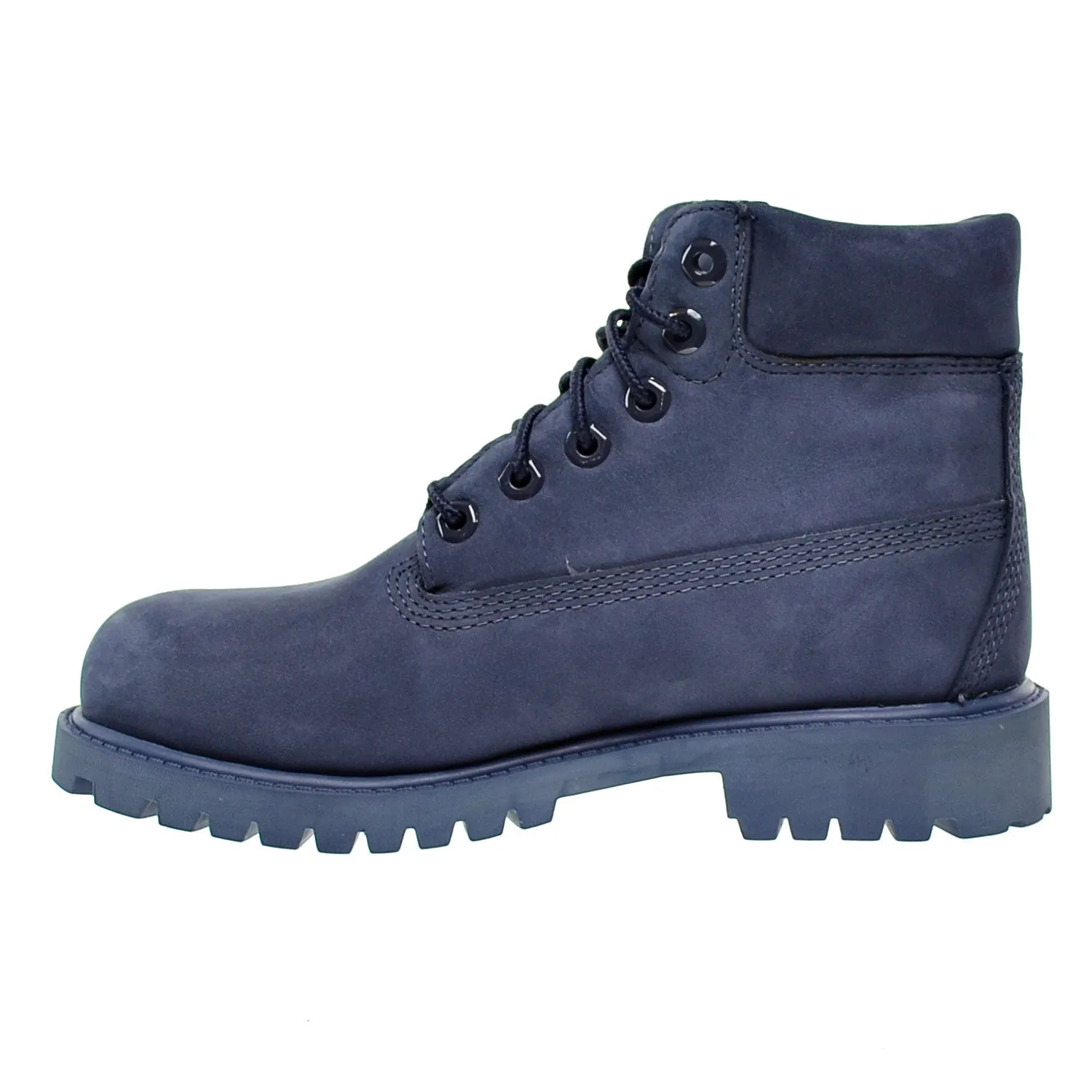Timberland  6 Inch Premium Little Kids Boots Dark Blue Textured