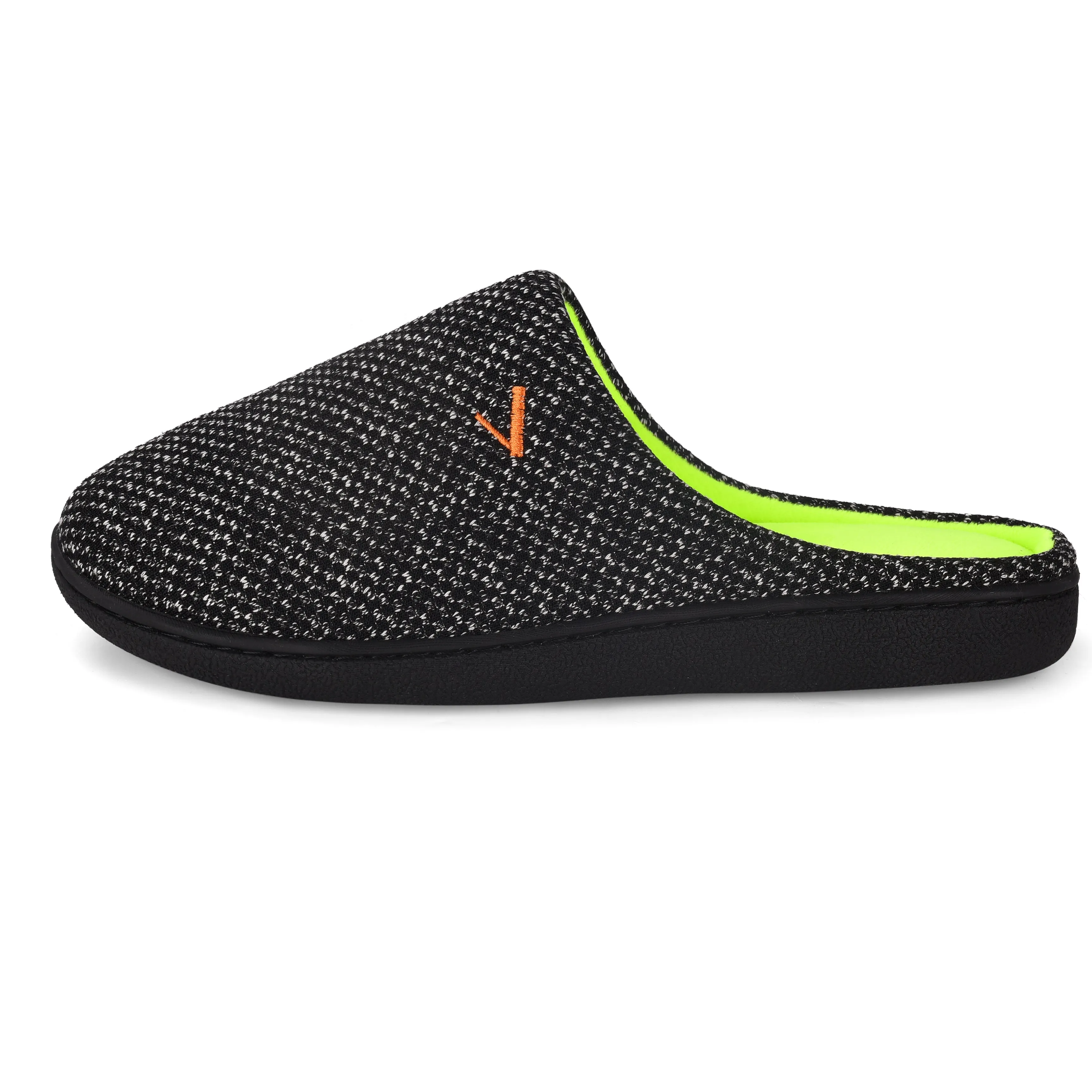 VONMAY Women's Slippers Two-Tone Cozy House Shoes Open Back Memory Foam Slippers Indoor Outdoor
