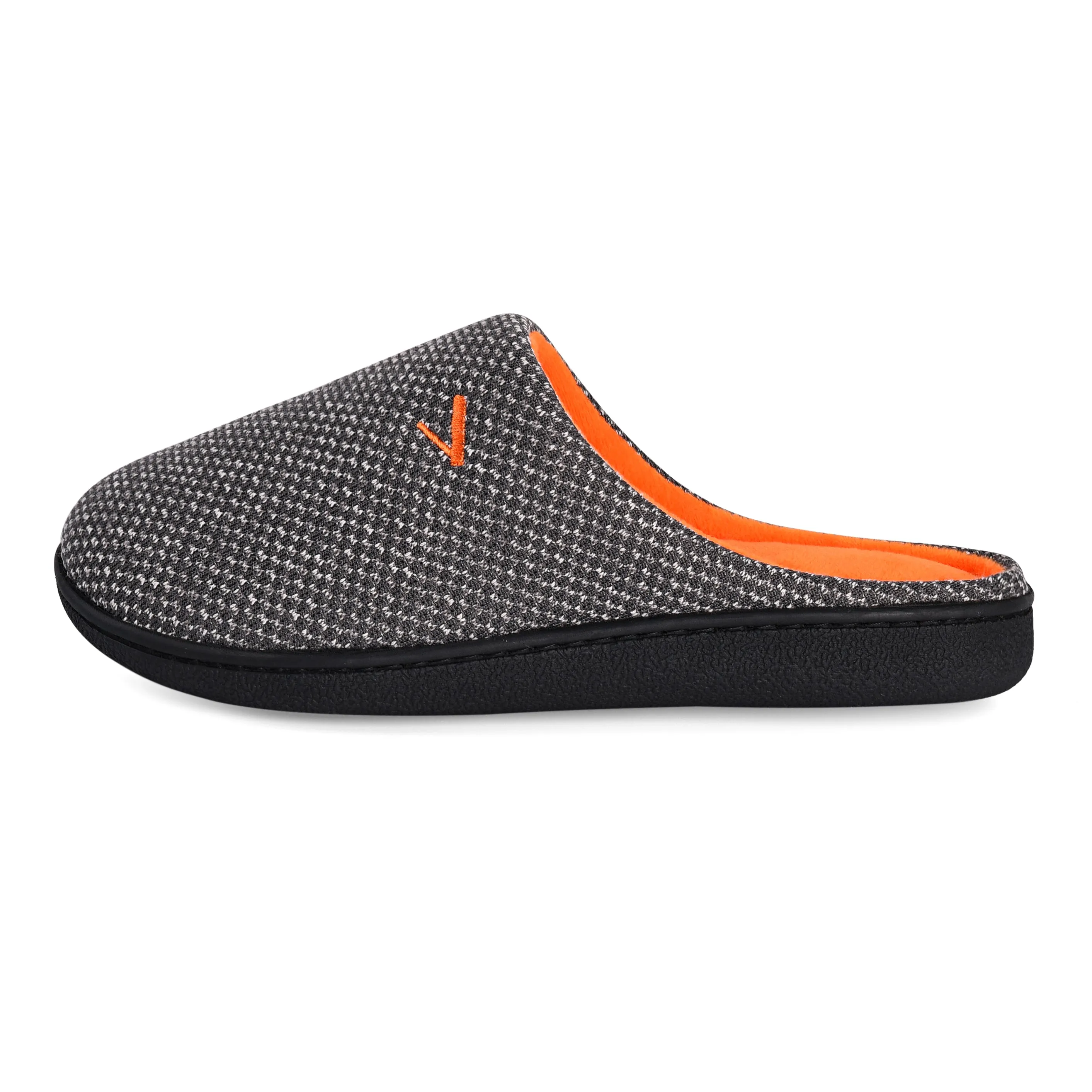 VONMAY Women's Slippers Two-Tone Cozy House Shoes Open Back Memory Foam Slippers Indoor Outdoor