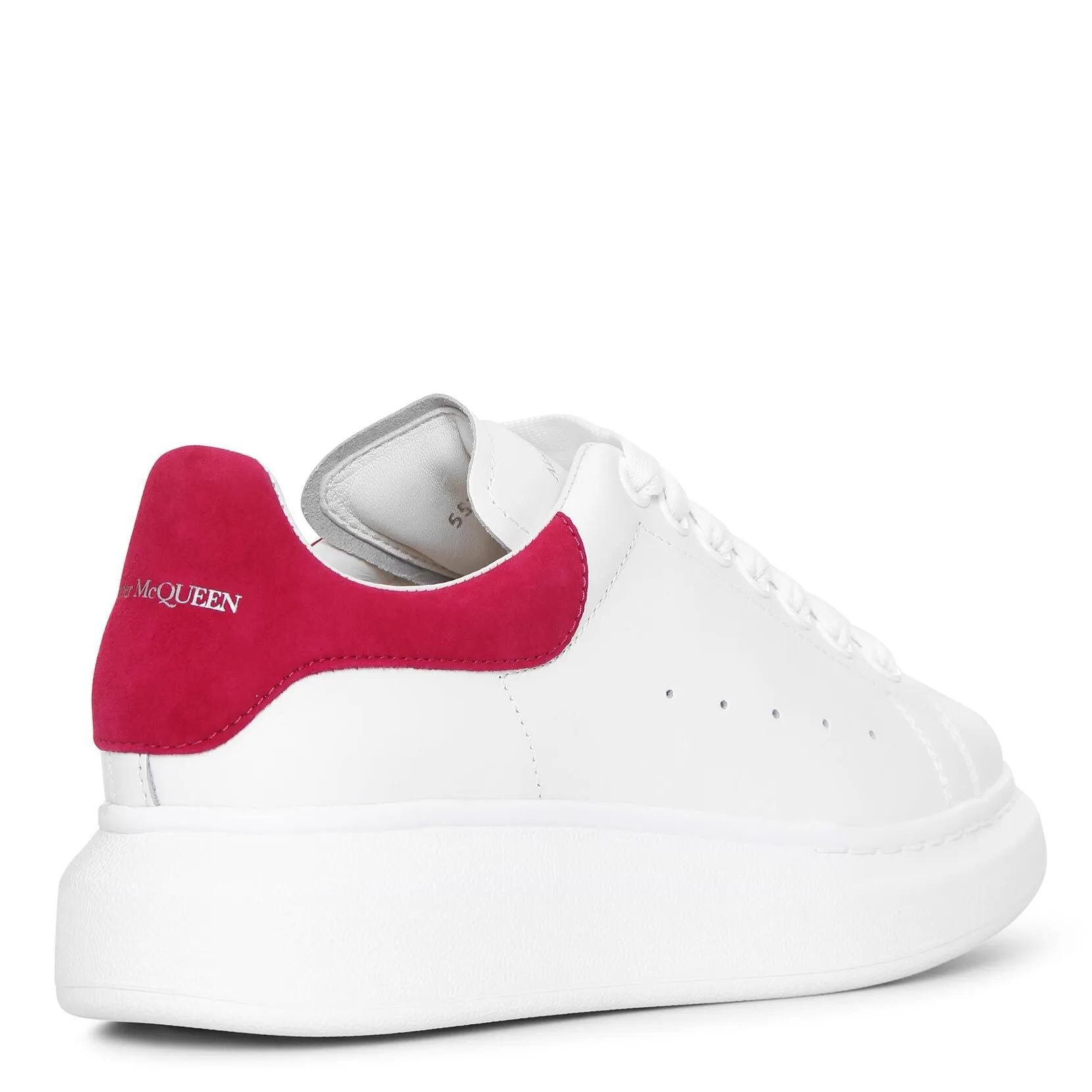 White and cocktail pink classic sneakers