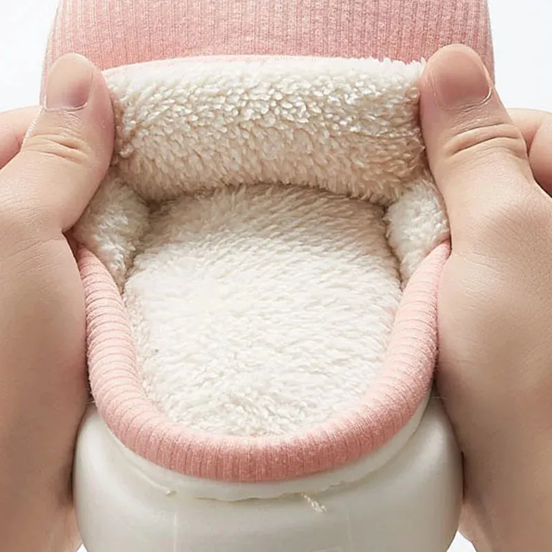 Winter Warm Thick Sole Cotton Slippers - Unissex